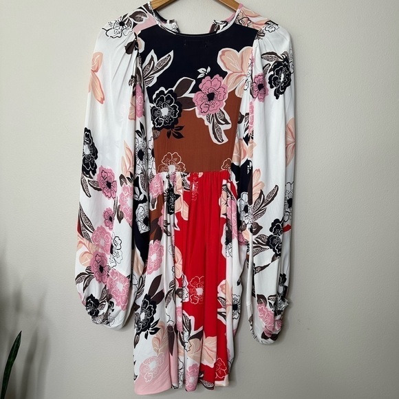 BYTIMO floral puff sleeve mini dress XS - Picture 11 of 13